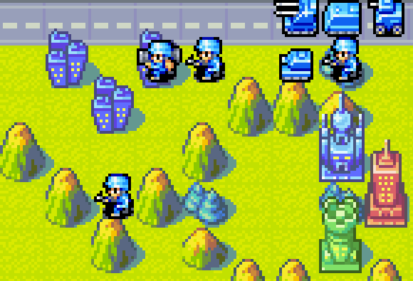 Screenshot of the game Advance Wars