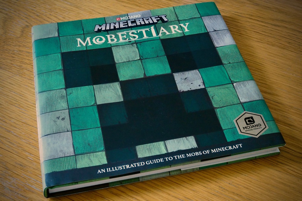 A photograph of Minecraft Mobestiary